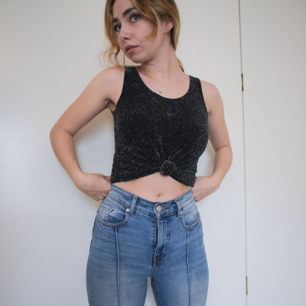 Vintage Metallic Tank Top